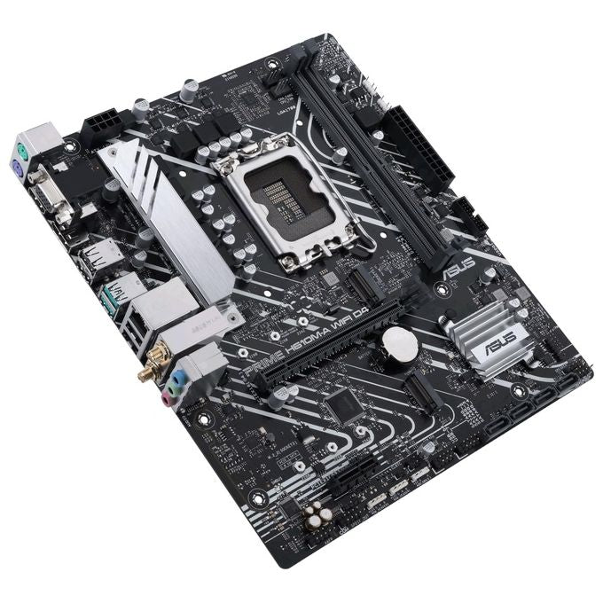 ASUS 90MB1C80-M0EAY0 PRIME Scheda Madre Intel H610 LGA 1700 micro ATX DDR4 Wi-Fi 5 Bluetooth 5.0 colore Nero