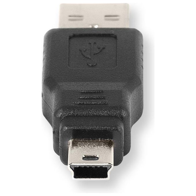 Retrak Cavo Usb con Adattatore Intercambiabile Retrattile 1mt Nero