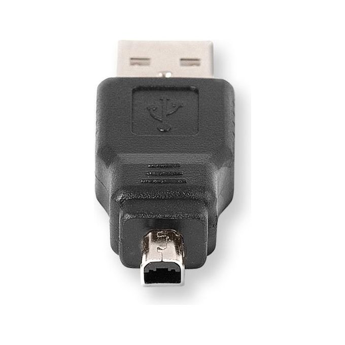 Retrak Cavo Usb con Adattatore Intercambiabile Retrattile 1mt Nero