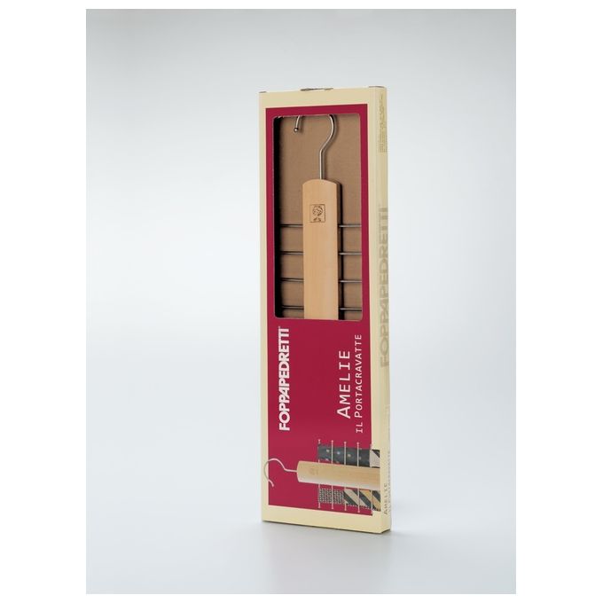 Foppapedretti Gruccia Portacravatte Amelie Naturale