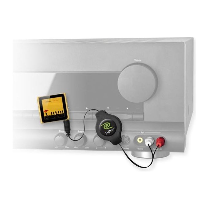 Retrak Cavo da 3,5mm a Rca Retrattile
