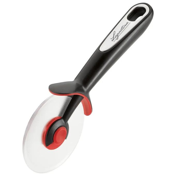 Lagostina Ingenio Smart Tagliapizza con Ruota Removibile Nero e Rosso