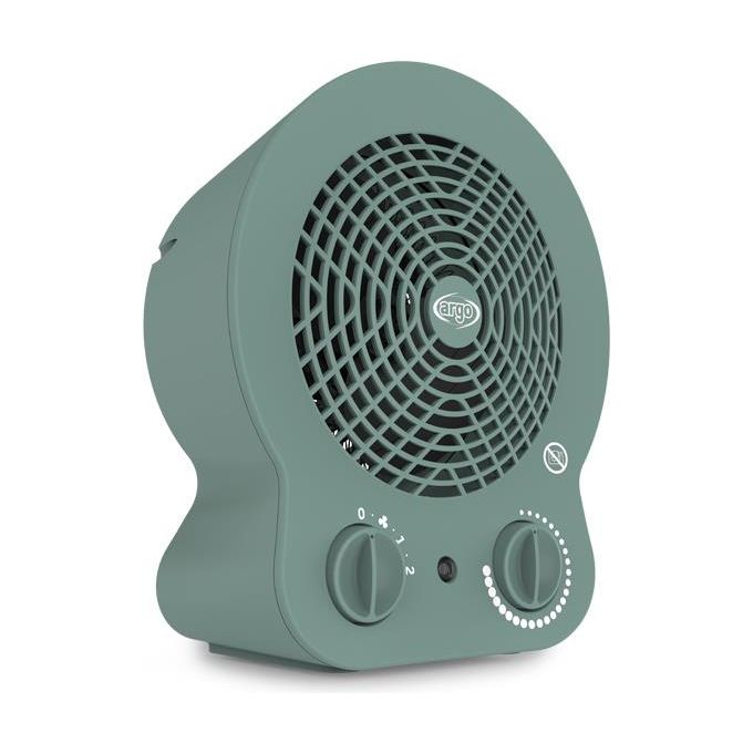Argo DORI MINT Termoventilatore Stufa elettrica Caldobagno Potenza 2000 Watt colore Menta