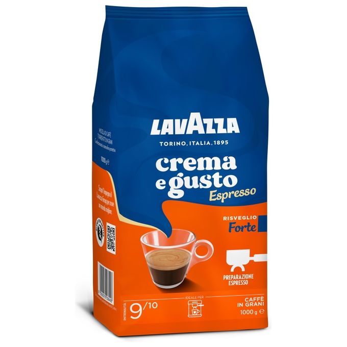 Lavazza Caffe' in Grani Crema e Gusto Forte 1Kg