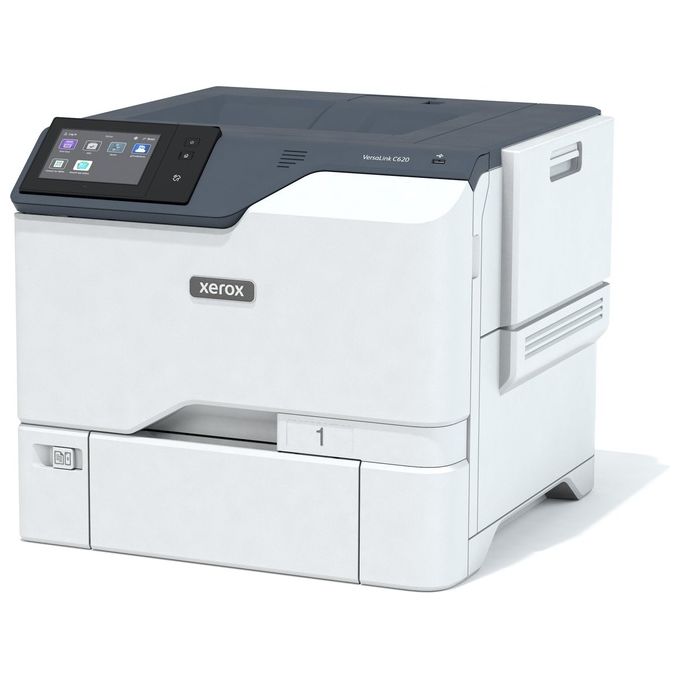 Xerox C620V_DN VersaLink C620 Stampante Laser A4 a Colori 50 ppm Duplex Automatico 2 Vassoi 650 Fogli Colore Grigio Bianco