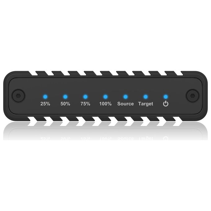 ICY BOX IB-2817MCL-C31 Box esterno SSD 2 slot M.2 NVMe USB 3.2 Gen 2 Type-C 10 Gbit-s colore Nero