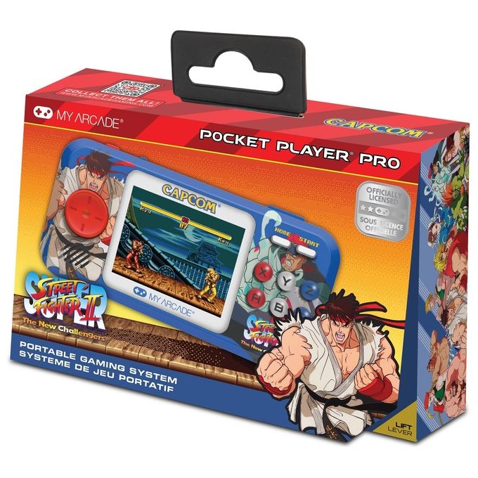 MY ARCADE DGUNL-4187 Pocket Player PRO Super Street Fighter II colore Nero