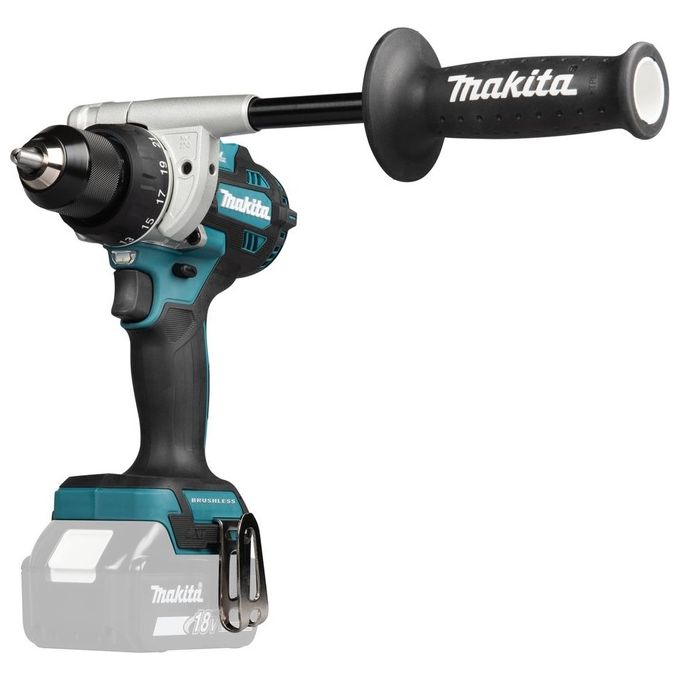 Makita DDF492Z Trapano Avvitatore 18V Motore Brushless 2100 Giri-min 141 Nm Impugnatura a Pistola Mandrino Autoserrante colore Blu Nero