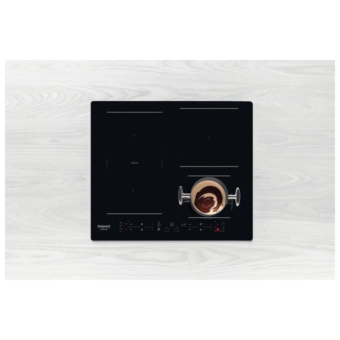 Hotpoint HB 3160C NE Piano cottura a induzione 59 cm 4 zone Flexi Duo Touch 7200 W colore Nero