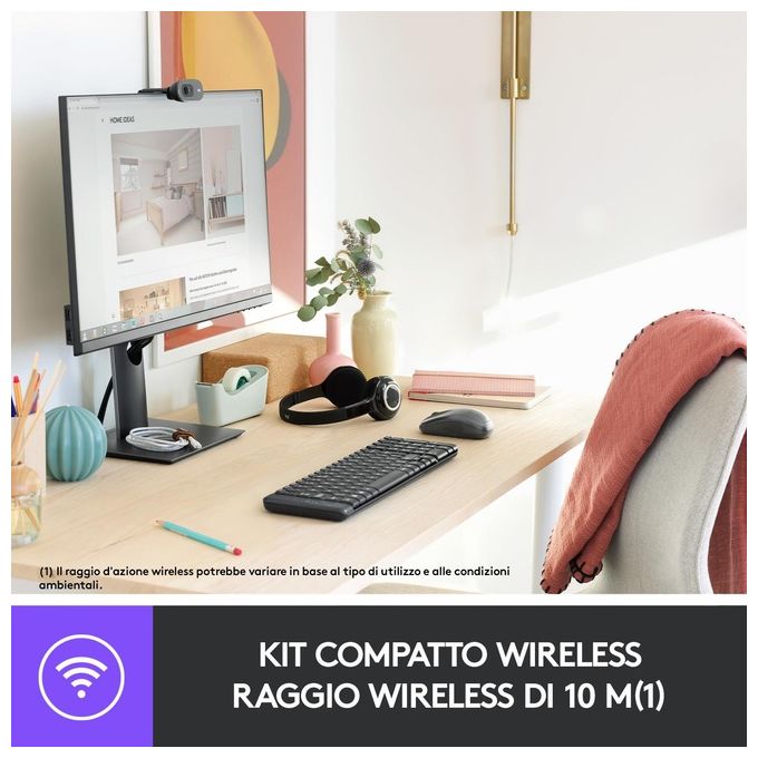 Logitech Wireless Desktop Mk220 Italian Layout