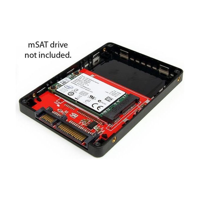 StarTech Box esterno adattatore da SATA a Mini SATA 2,5 SSD