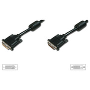 Digitus AK-320200-030-S Cavo DVI 3mt DVI-D Nero
