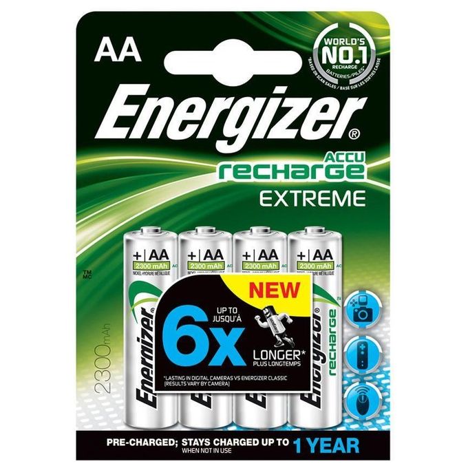 Energizer Pila Stilo-aa-ricar. 2300mah Conf.4