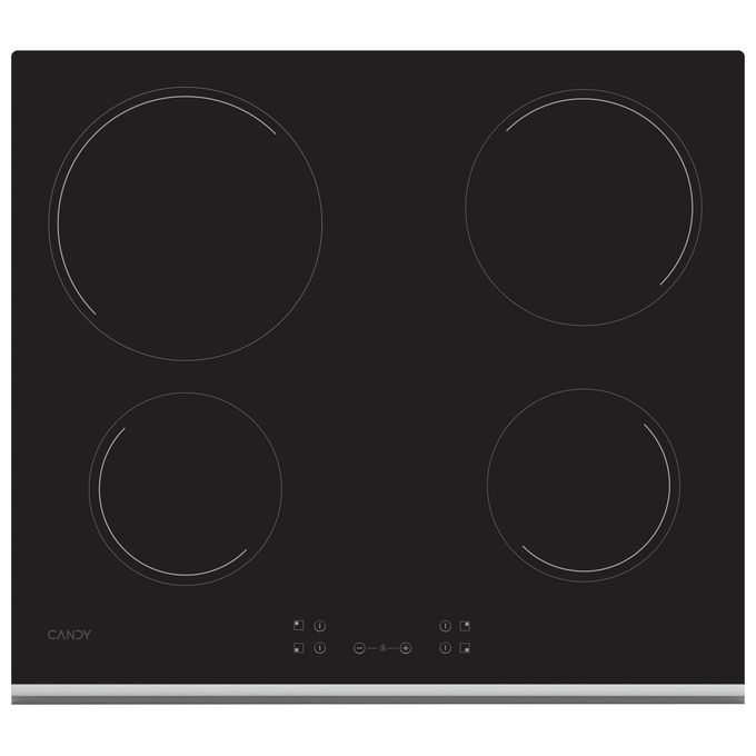 Candy CH64XB Piano cottura 4 Zone 60 cm Nero
