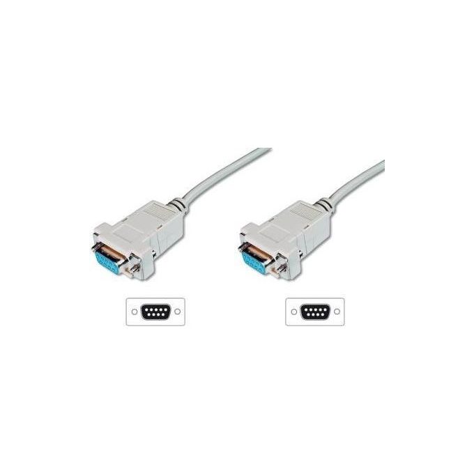 Assmann AK-610100-030-E Cavo Seriale Grigio 3mt DSUB 9-pin