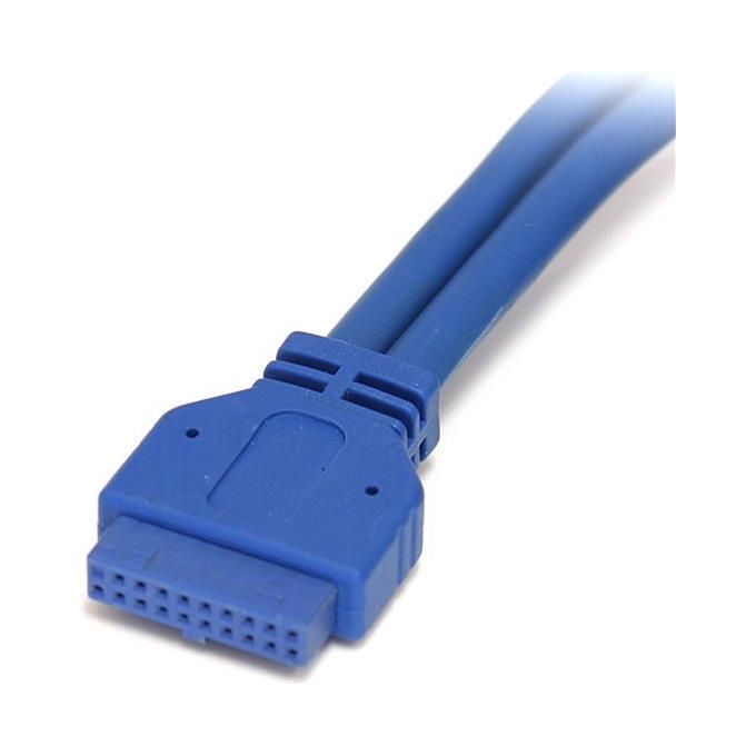 StarTech Cavo pannello USB 3.0 2 porte - Cavo USB A a collettore scheda madre F-F