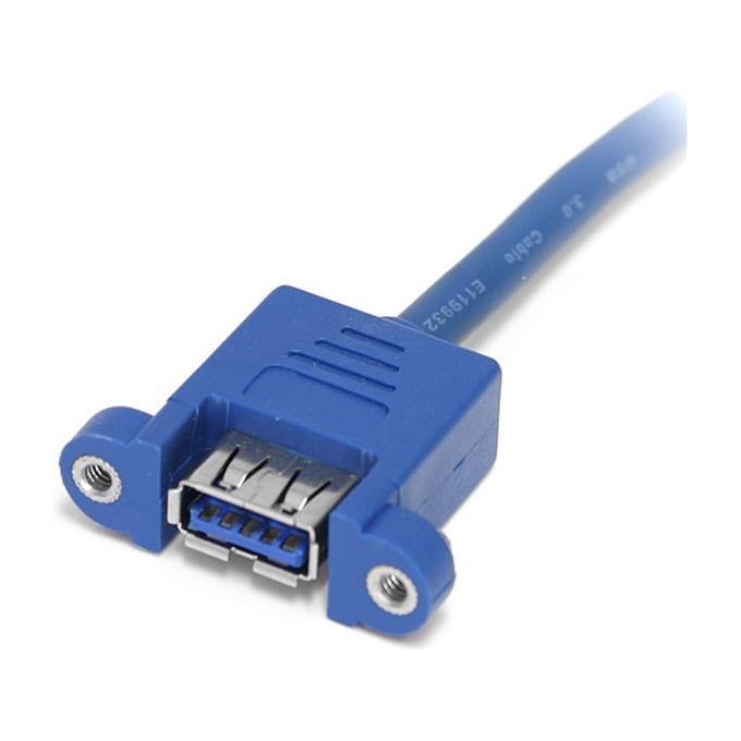 StarTech Cavo pannello USB 3.0 2 porte - Cavo USB A a collettore scheda madre F-F