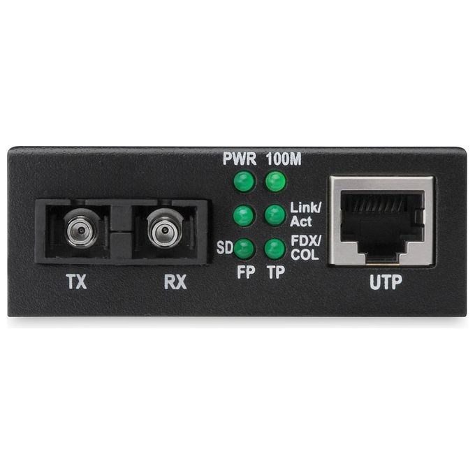 Digitus Convertitore 10-100 Rj45 - Fibra Ottica Sc Singlemode