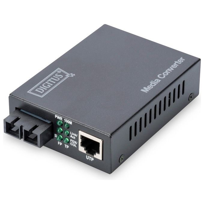 Digitus Convertitore 10-100 Rj45 - Fibra Ottica Sc Singlemode