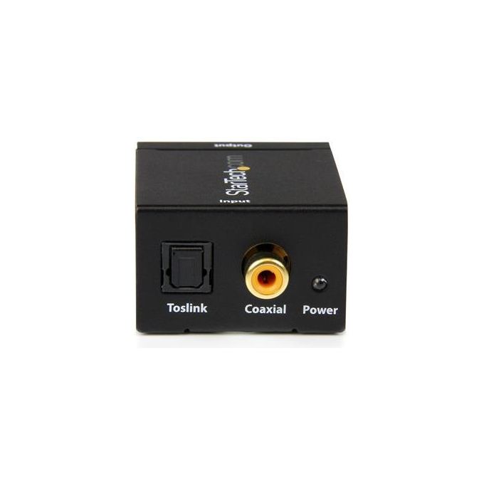 StarTech Convertitore audio da coassiale digitale SPDIF o ottico Toslink a RCA stereo