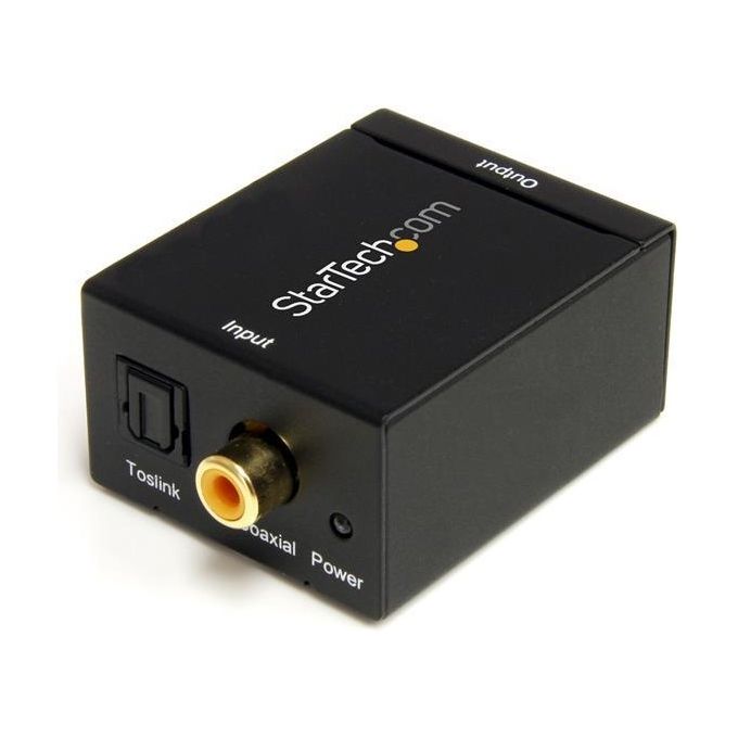 StarTech Convertitore audio da coassiale digitale SPDIF o ottico Toslink a RCA stereo