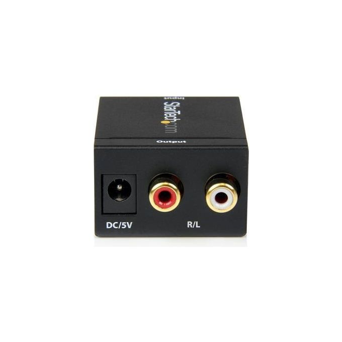 StarTech Convertitore audio da coassiale digitale SPDIF o ottico Toslink a RCA stereo