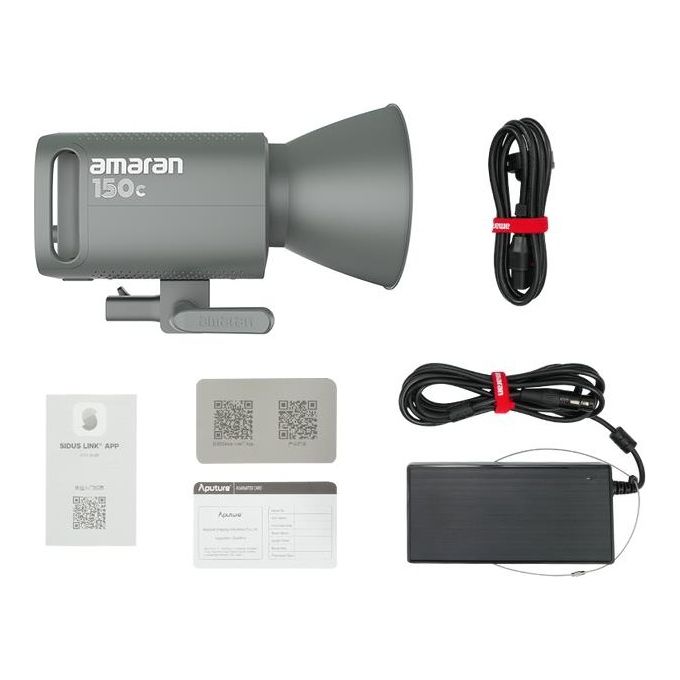 Amaran AP30010A11 150c Proiettore LED RGBWW 150 W CCT 2500K 7500K CRI 95 TLCI 98 colore Grigio
