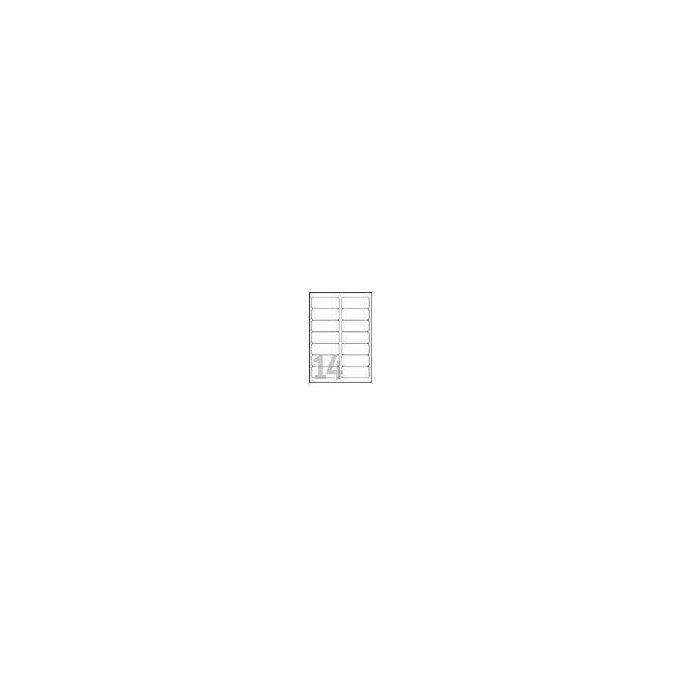 Avery L7063-20 Etichette Adesive in Poliestere Bianco Resistente 99,1x38,1 mm 14 etichette per foglio A4 Stampabili Laser colore Bianco