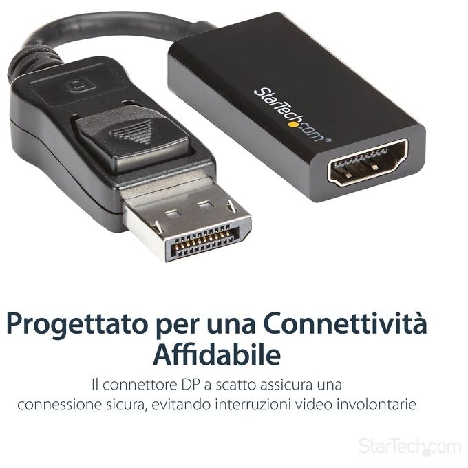 Startech - Audio Video 4k Displayport to hdmi Convert uhd dp to hdmi Adattatore - 4k 60hz