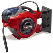 Einhell 4173770 Power X-Change Avvolgitubo Automatico a Batteria 30 m con Tubo e Supporto a Parete colore Nero Rosso
