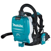 Makita DVC265ZXU Aspirapolvere a Zaino Senza Fili Motore Brushless 2 L Autonomia 60 min 85 W 70 dB colore Verde Blu Nero