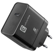 Cellularline ACHSMUSBC65WK Charger Ultra PD 65W Caricabatterie da rete USB-C 65W colore Nero
