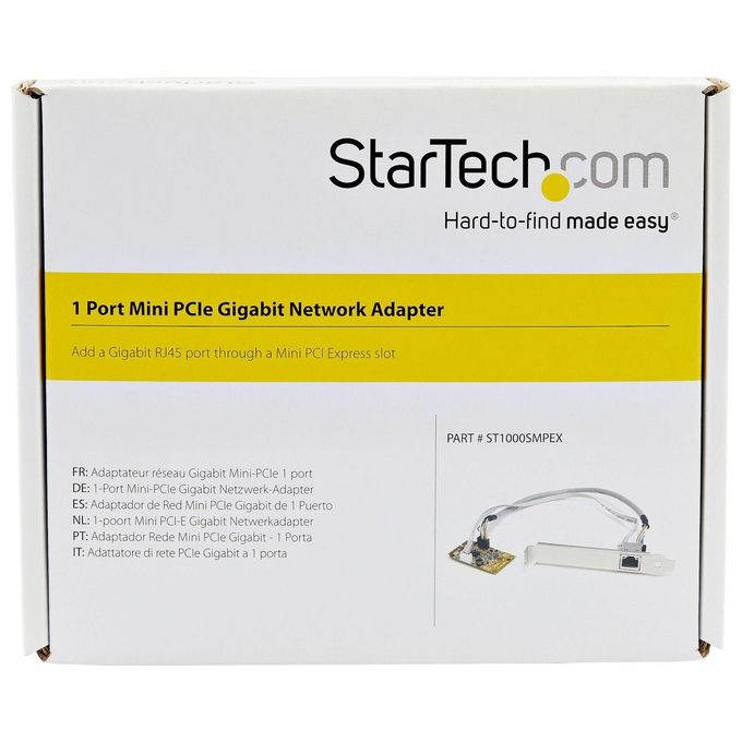 StarTech Adattatore scheda di rete NIC mini PCI Express Gigabit Ethernet