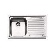 Apell RO791IRAC Serie Roma Lavello da Incasso 79x50cm 1 Vasca a Sinistra Gocciolatoio Destro Acciaio Inox Antigraffio