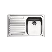 Apell RO791ILAC Serie Venezia Lavello da Incasso 79x50cm 1 Vasca a Destra Gocciolatoio Sinistro Acciaio Inox Antigraffio