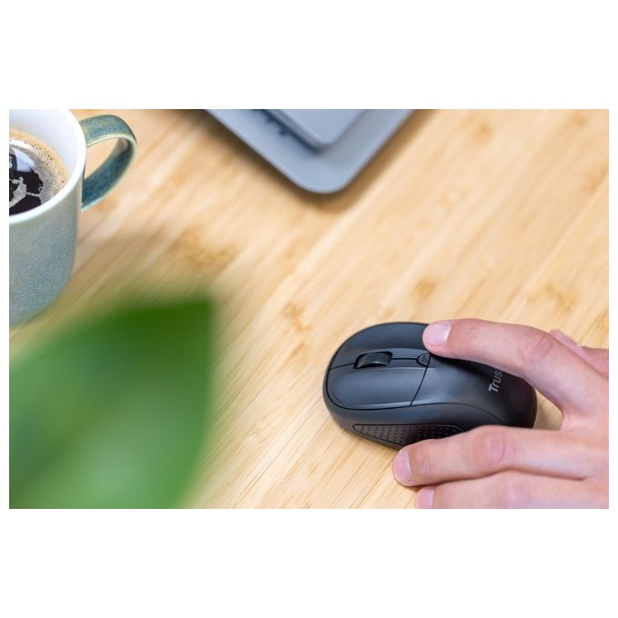 Trust Primo Mouse Ambidestro Rf Wireless Ottico 1600 Dpi Matte Blu