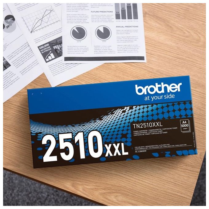 Brother TN2510XL Toner Originale Alta Capacita' 3000 pagine colore Nero