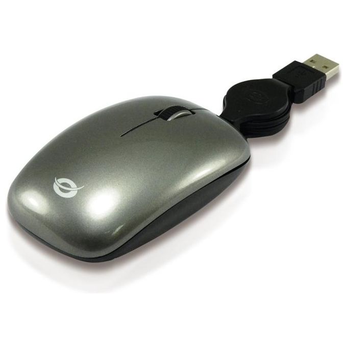Conceptronic Optical Travel Mouse UsbÂ Retractable Cavo