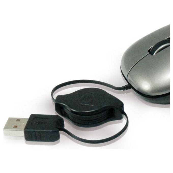 Conceptronic Optical Travel Mouse UsbÂ Retractable Cavo