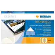 Herma Transparol Photo Corners XXL 100 Pezzi