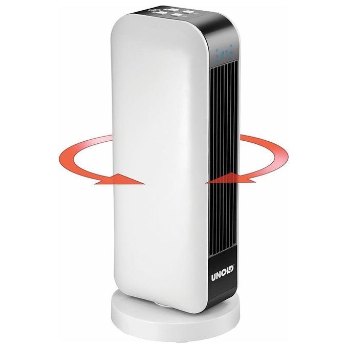 Unold Design Termoventilatore Ceramico 2000W Nero-Bianco
