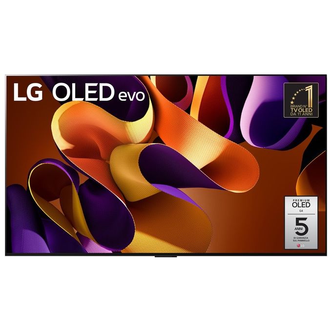 LG OLED77G45LW Serie G4 Smart TV 77'' 4K OLED evo Dolby Vision 4 HDMI 2.1 120Hz webOS 24 colore Argento