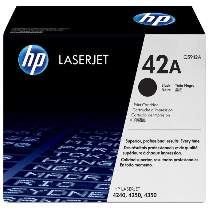 Hp toner nero laserjet 4250-4350 alta cap. 20000pg