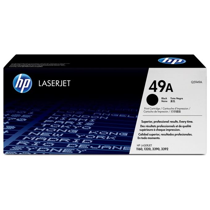 Hp toner nero 2500 pagine per laserjet 1160-1320