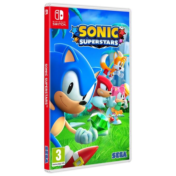 Sega Sonic Superstars Videogioco Nintendo Switch Avventura Platformer 2D Cooperativa Locale 4 Giocatori