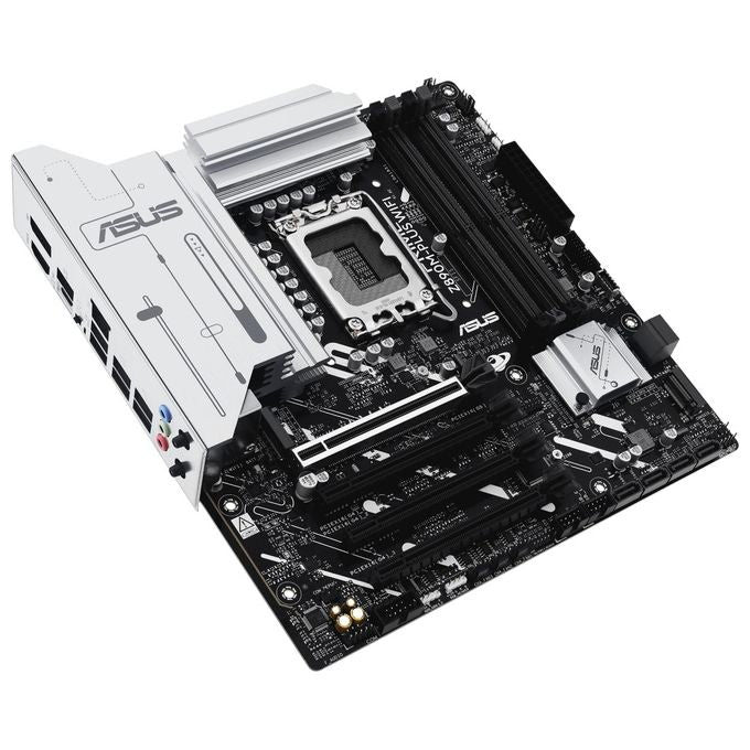 ASUS 90MB1J80-M0EAY0 PRIME Z890M-PLUS WIFI Scheda Madre Intel mATX DDR5 Wi-Fi 7 2.5GbE colore Nero