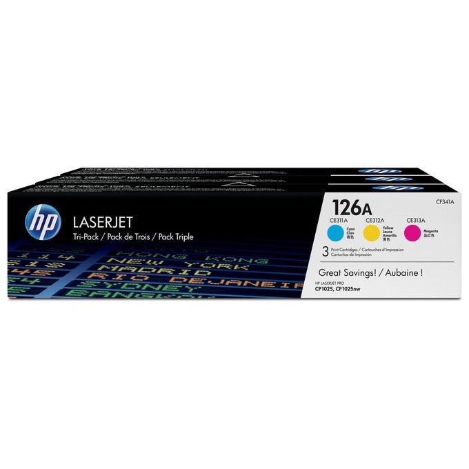 Hp 126a Color Tri-pack Laserjet Toner