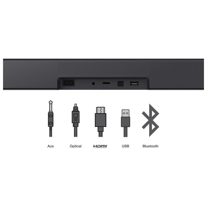 TCL S45HE Soundbar 2.0 Canali 100W Dolby Atmos HDMI eARC Bluetooth 5.2 colore Titanio