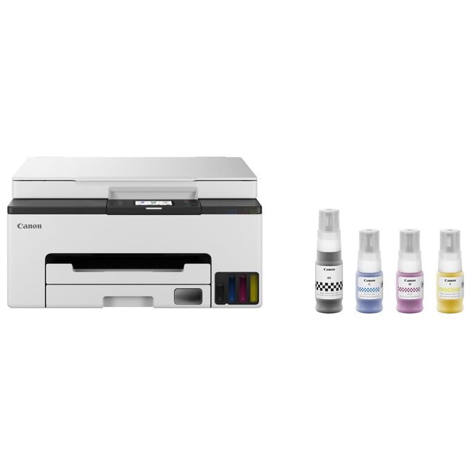 Canon GX1050 MAXIFY Stampante Multifunzione Inkjet A4 600x1200 DPI Wi-Fi Ethernet Display Touch 2.7'' colore Nero Bianco