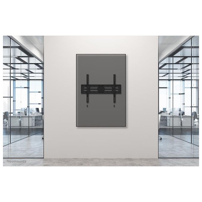 Neomounts WL30S-950BL19 Supporto a Parete Fisso per TV 55-115 Pollici fino a 160 Kg VESA 100x100-1500x900 Sistema Magnetico Pull and Release colore Nero